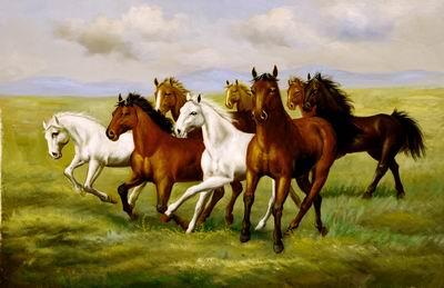 unknow artist Horses 025 oil painting picture
